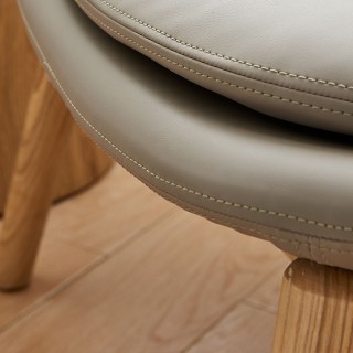 HYA-5229-1 Reka Bentuk Kayu Pepejal Fabrik Mewah Kerusi Rekreasi Moden