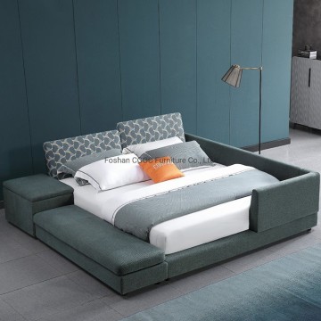 KS3182 Designer hálószobás bútorok king-size méretű ággyal és tárolószekrénnyel
