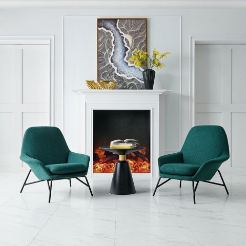 HYAMS-004 Fabric Recliner Chair Dining Moderner einfacher Freizeitstuhl