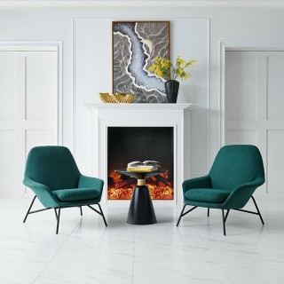 Silla reclinable de tela HYAMS-004 comedor moderno simple silla de ocio
