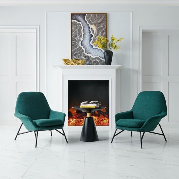 HYAMS-004 Fabric Recliner Chair Dining Moderner einfacher Freizeitstuhl