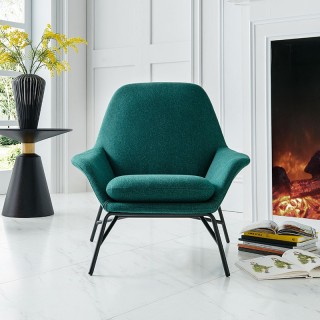 Silla reclinable de tela HYAMS-004 comedor moderno simple silla de ocio