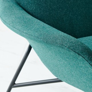Silla reclinable de tela HYAMS-004 comedor moderno simple silla de ocio