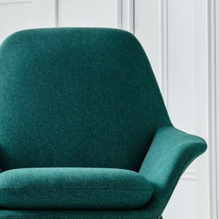 Silla reclinable de tela HYAMS-004 comedor moderno simple silla de ocio