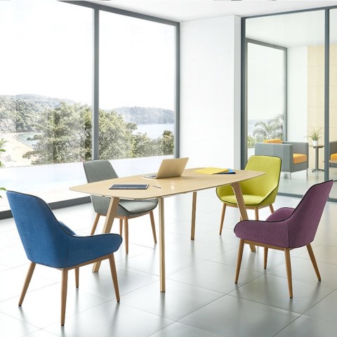 HYA-5145-1 Dreifarbige Stoffcouch China Luxury Modern Leisure Chair