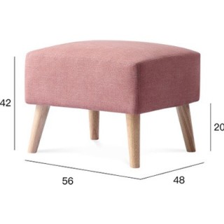 5002 - Muebles de otomana, silla de tela de color moderno y cómodo