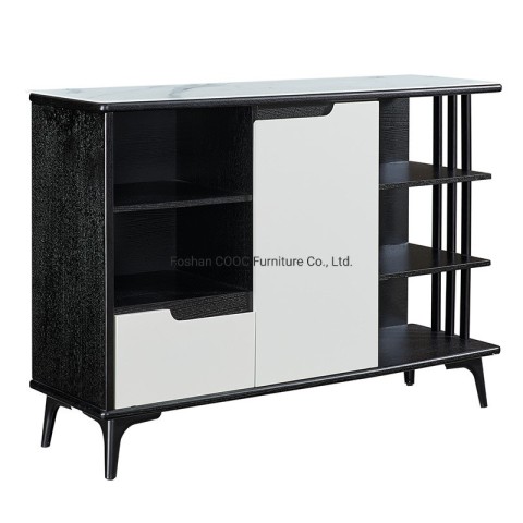 1908 Modern Glass Furniture Sideboard Cabinet End End TV TV Stand lateral File Living Room Furniture