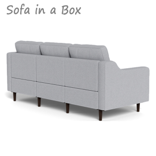 Роскошная темно-серая ткань в сборе, модульные облачные диваны, диван, 3-местный секционный диван