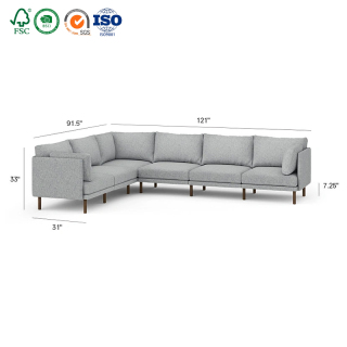 Modern assembly couches sofa in box living room furniture
