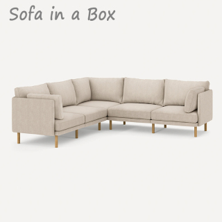 Nordic modern fabric dark grey corner modular lounge assembly sofa