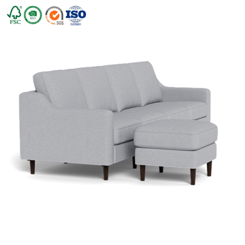 फैब्रिक/वेलवेट सोफा सेक्शनल कॉर्नर सोफा लिविंग रूम सेट असेंबल सोफा काउच