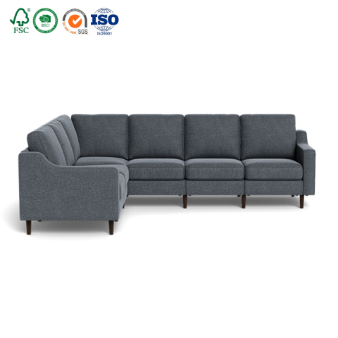मॉड्यूलर असेंबल आधुनिक कॉर्नर अनुभागीय सोफा सेट फर्नीचर लिविंग रूम सोफा