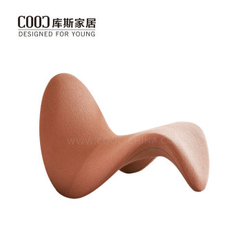 เก้าอี้พักผ่อนผ้ากำมะหยี่สีขาวโมเดิร์นเท็ดดี้สำหรับเฟอร์นิเจอร์โรงแรมที่บ้าน