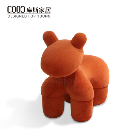 Chaise de conception mignonne en gros pour enfants Mini chaise de poney chaise d'animal pour enfants de petite taille