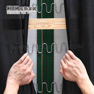 Modern European Nordic Style Living Room Linen Fabric Small 2 Seater Love Seat Sofa For Apartment