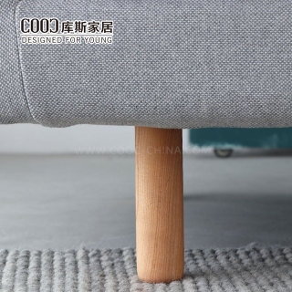 Modern Gray Fabric Sectional Couch Living Room 3 Seater Sofa Set Furniture