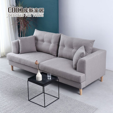 Modernes, hochwertiges Sofa aus Stoff im nordischen Stil, Sofagarnitur, Wohnzimmermöbel