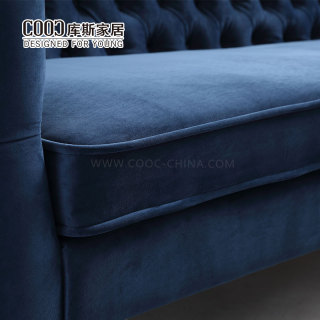 Modern 3 Seater Sofa Set Designs Velvet Chesterfield Sofa Living Room Furniture