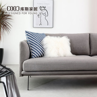 Italian Minimalist Style Fabric Sofa Set For Living Room Home Furniture Modern