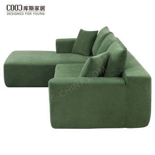 Modern Home Living Room Furniture Fabric Couch Floor Comfort Sofa Set Small L Shape Modular Sectional Sofa
