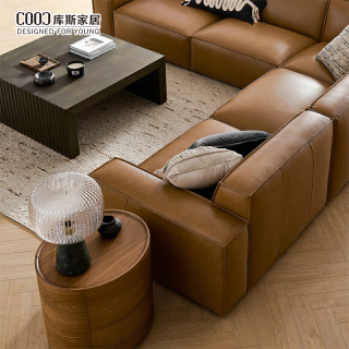 Custom Home Living Room Sofa Set Furniture Modern Italian Leather Sectional Modular Sofa
