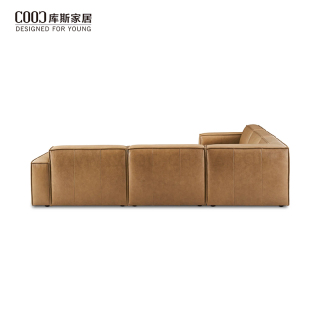 Custom Home Living Room Sofa Set Furniture Modern Italian Leather Sectional Modular Sofa