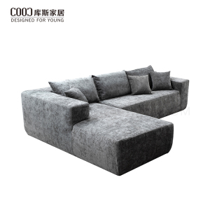 Vaccum Compression Sealed Packing Sofa Home Living Room Furniture Modern Fabric Floor Corner Sectional Sofa
