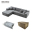 Vaccum Compression Sealed Packing Sofa Home Living Room Furniture Modern Fabric Floor Corner Sectional Sofa