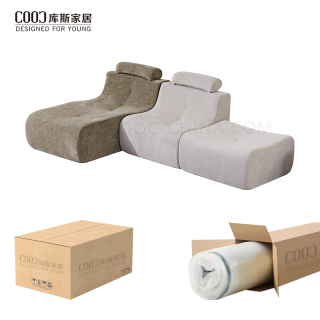 Pakyawan Modernong 3 pirasong Vacuum Pack na selyadong Compression Sofa Chaise Lazy Lounge Compressed Foam Sectional Chair Sofa Set
