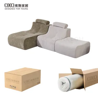 Grosir Modern 3 Pieces Paket Vakum Tertutup Kompresi Sofa Chaise Lazy Lounge Busa Terkompresi Kursi Sofa Set
