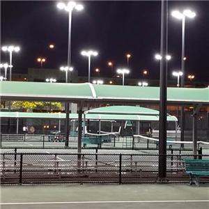 280W LED retrofit kits replaced 1000W MH in University of Hawaii Tennis Courts