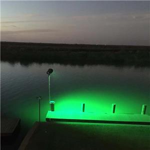 480W LED memancing warna hijau muda