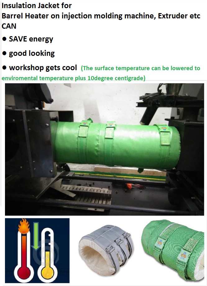 Insulation Jacket For Barrel Heater On Injection Molding Machine