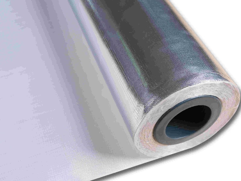 Insulated Aluminum Foil Fabric With Woven Fabric Aquosity