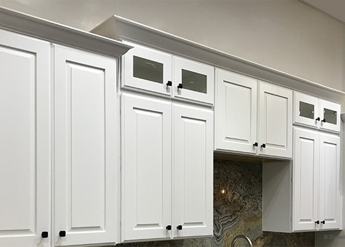 Supply Hillcrest White Glazed Style All Wood Kitchen Cabinet Factory ...