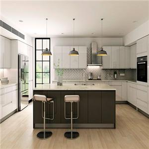 Lacquer White Modern Wooden Kitchen Cabinet