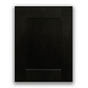 Charcoal Black Laundry Room All Wood Kitchen Cabinet