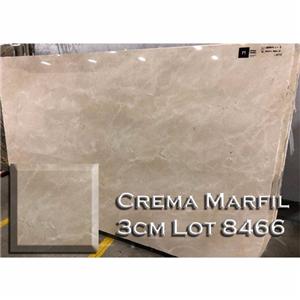 Crema Marfil Marmer Netral Kitchen Top Bathroom Vanity Countertop
