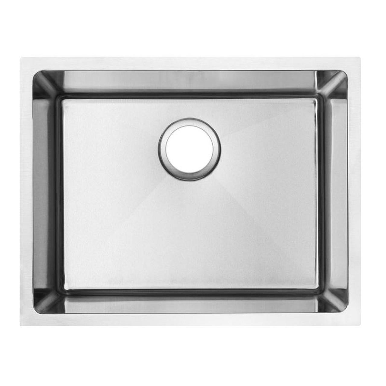 18-Gauge Stainless Steel Undermount Single Basin Modern Kitchen Sink
