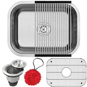 18-Gauge Stainless Steel Single Basin Sederhana Rectangular Kitchen Sink