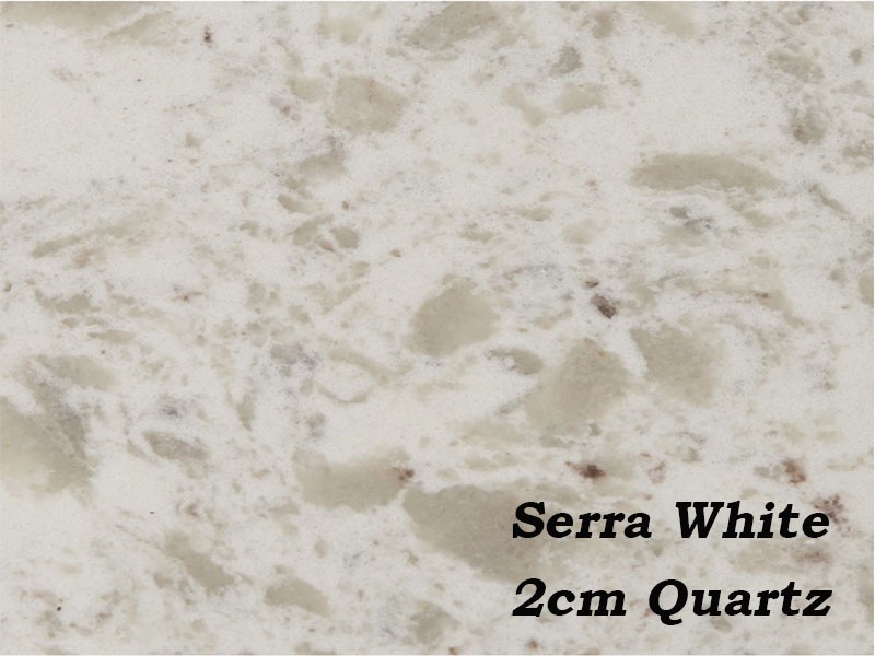 2cm Quartz Serra White