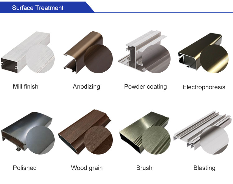 6063 aluminum window extrusion profile