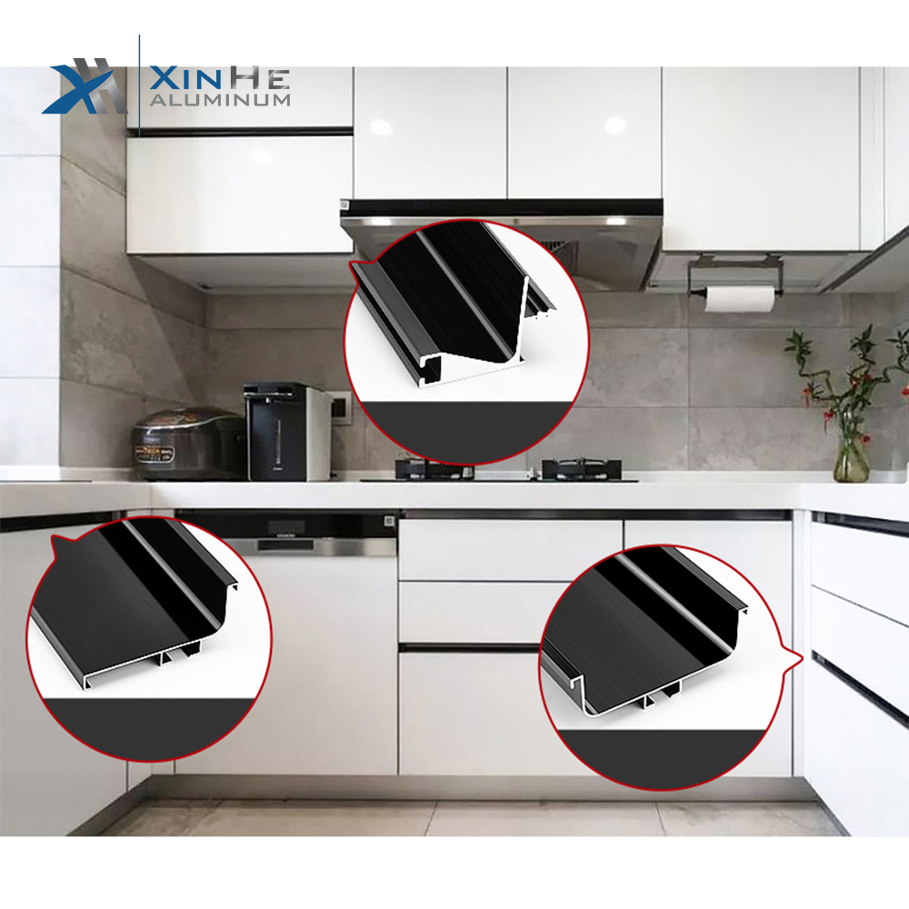 Aluminum Profile Cabinet Hidden Pull Handle Kitchen Profile Handle Kicthen G Profile Cabinet Handles