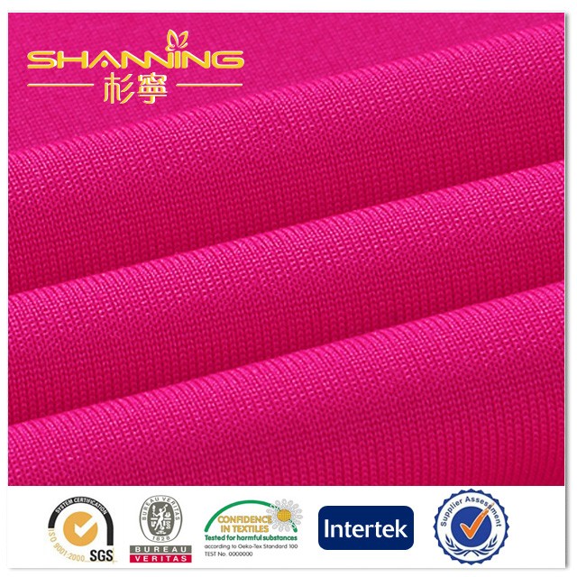 Китай Дты
 полиэстер эластан впитывающая влагу функция твердая микро-персиковая ткань джерси одежда, производитель