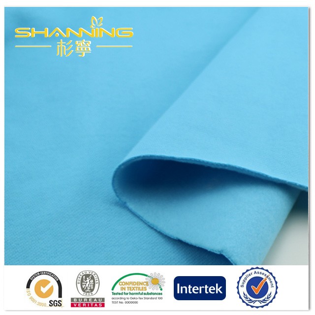 Polyester Cotton Solid Dyeing Brushed Fleece Knit Fabric
