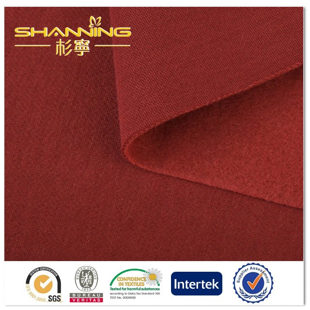 Китай Микро полиэстер спандекс обычная окрашенная плотная трикотажная флисовая ткань с начесом, производитель