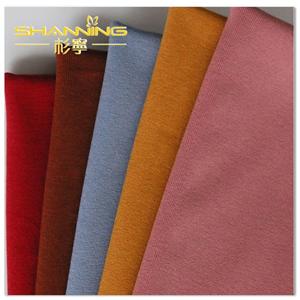 Polyester Viscose Solid Dyeing Brushed Teddy Fleece Fabric