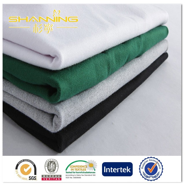 100% Organic Cotton Reactive Dyed Pique Knit Fabric Soccer Style Material