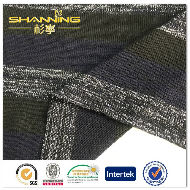 Китай Ткань Книт свитера полиэстера вискоза спандекса покрашенная пряжей для людей, производитель