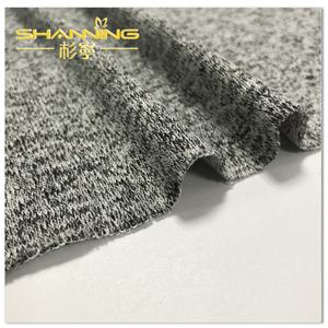 Tissu de chandail lâche de dames de tricot teint solide de Spandex de polyester de viscose